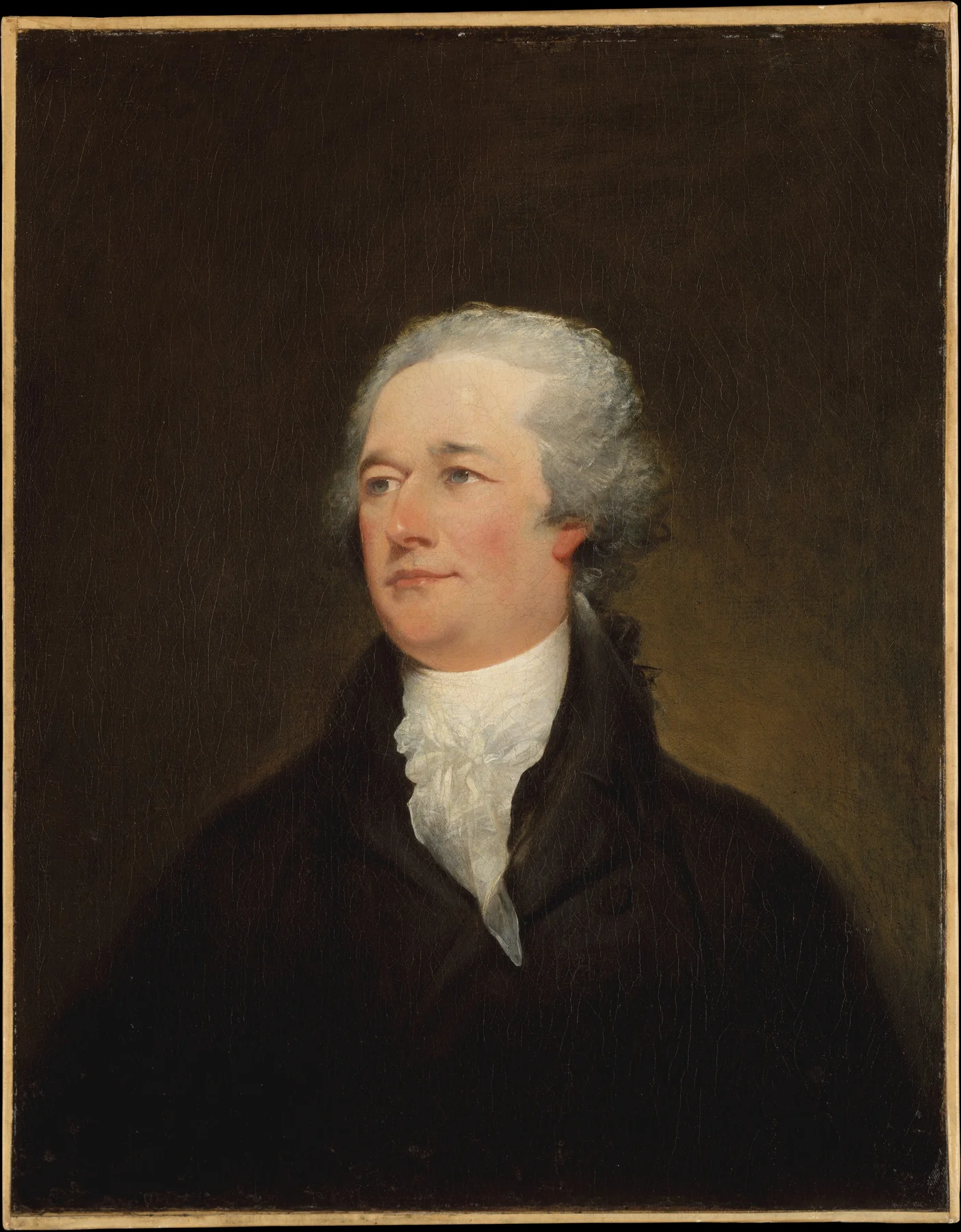 Alexander Hamilton in the complete supplied historic artwork.