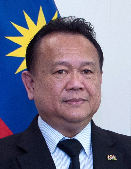 Portrait of Malaysian Works Minister Alexander Nanta Linggi