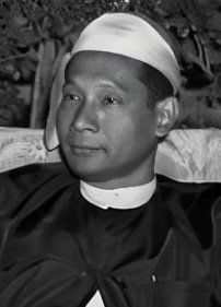 Ba Swe during a 1955 Soviet visit by Burmese leaders