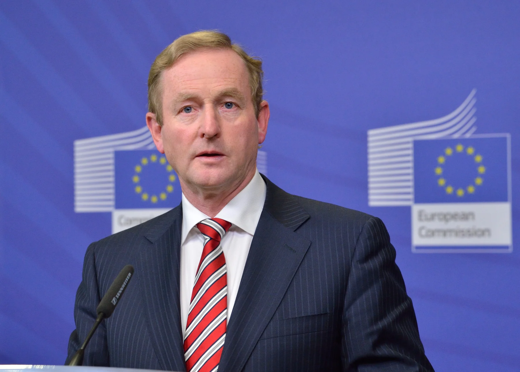 Enda Kenny in the complete supplied 2012 European Union photograph.