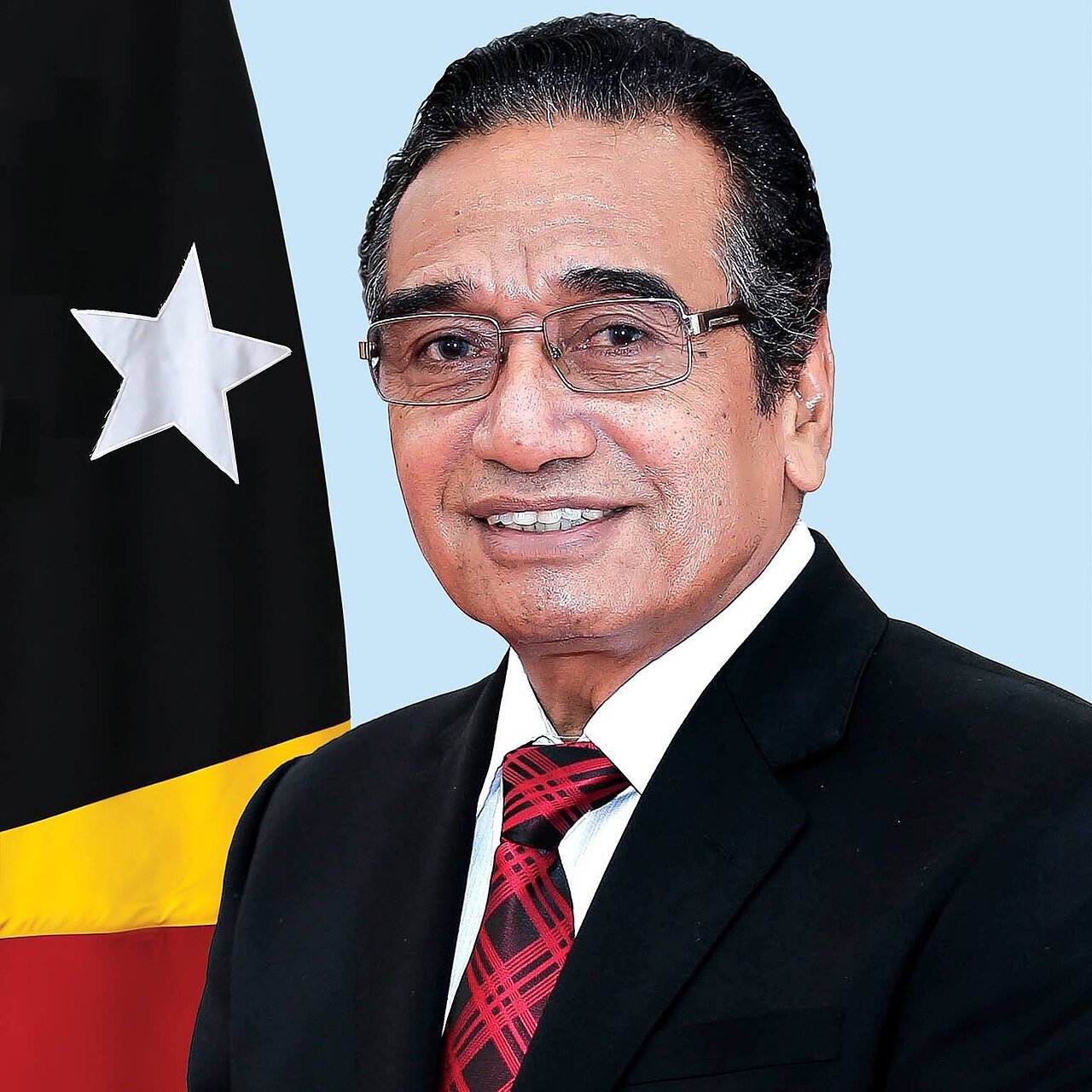 Official portrait of Francisco Guterres as president of Timor-Leste