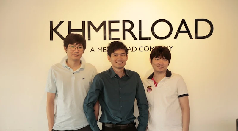In Vichet at the centre of a group portrait with his brothers, 2017.