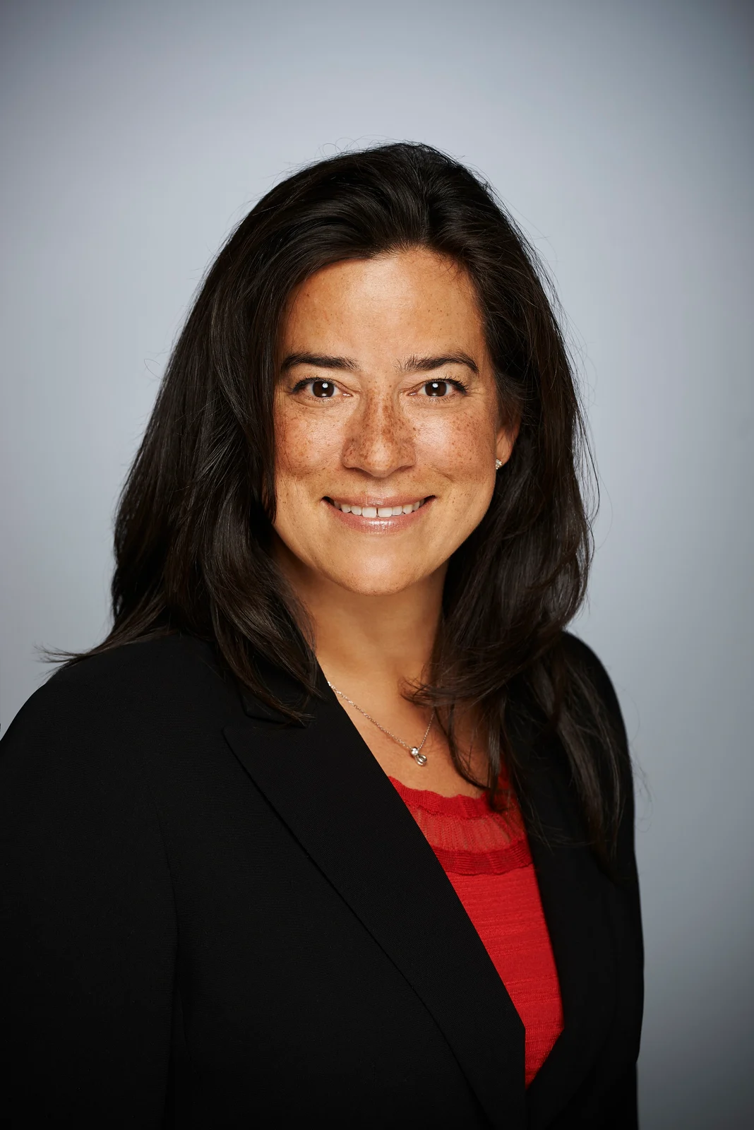 Jody Wilson-Raybould smiling in a formal studio portrait photographed in January 2014