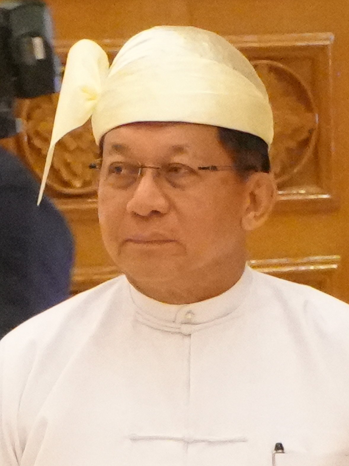 Min Aung Hlaing at the Pyidaungsu Hluttaw in April 2026