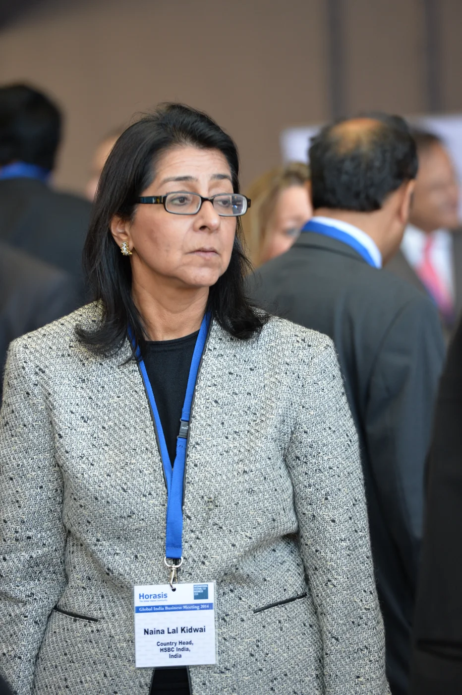 Naina Lal Kidwai at the Horasis Global India Business Meeting in Liverpool in June 2014.