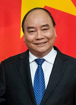 Nguyễn Xuân Phúc during his 2019 premiership, in a crop of an official White House photograph