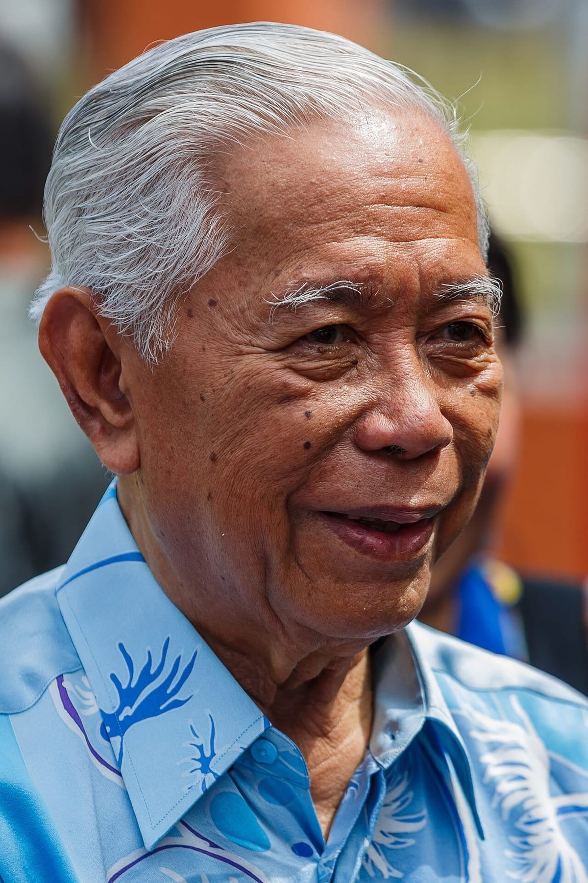 Former Sabah governor Sakaran Dandai at the Tun Sakaran Museum in 2015