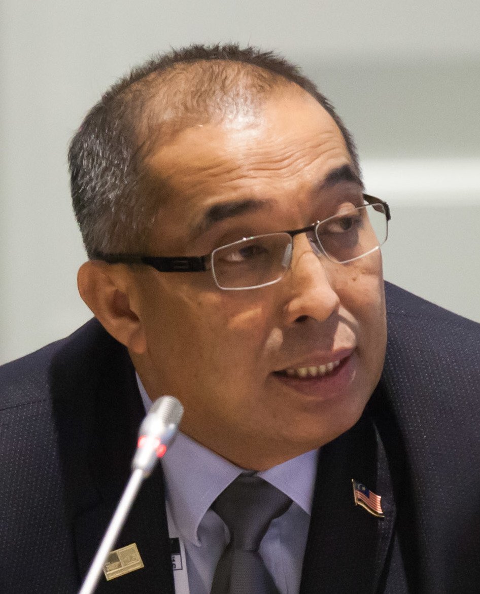 Salleh Said Keruak speaking at ITU Telecom World in Bangkok in 2016