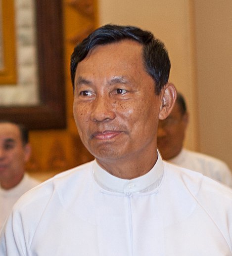 Lower-house speaker Shwe Mann at Myanmar’s Parliament House in 2012