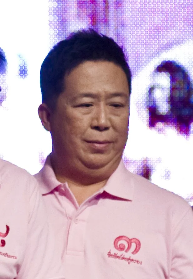 Tan Passakornnatee wearing a pink shirt at a Bangkok event on 30 October 2009.