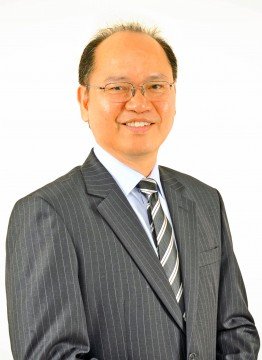 Portrait of Sabah politician Wilfred Madius Tangau