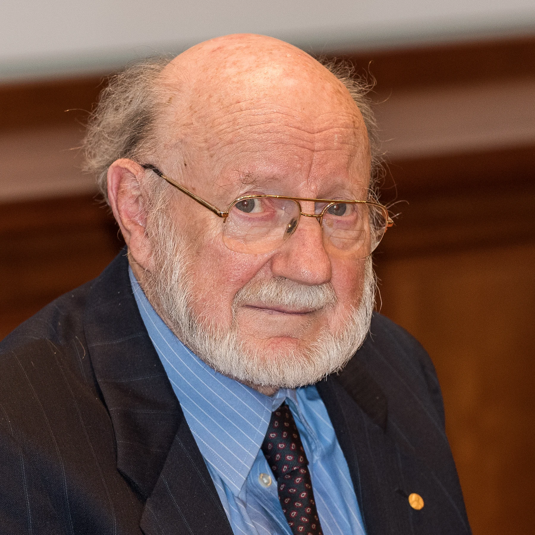 William C. Campbell in Stockholm in 2015; complete supplied portrait retained.